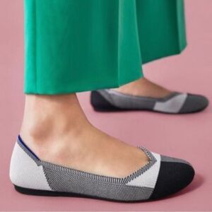 ROTHY’S | The Flat Round Cap Toe Shoes Retired Color Plaid Women’s Size 7.5